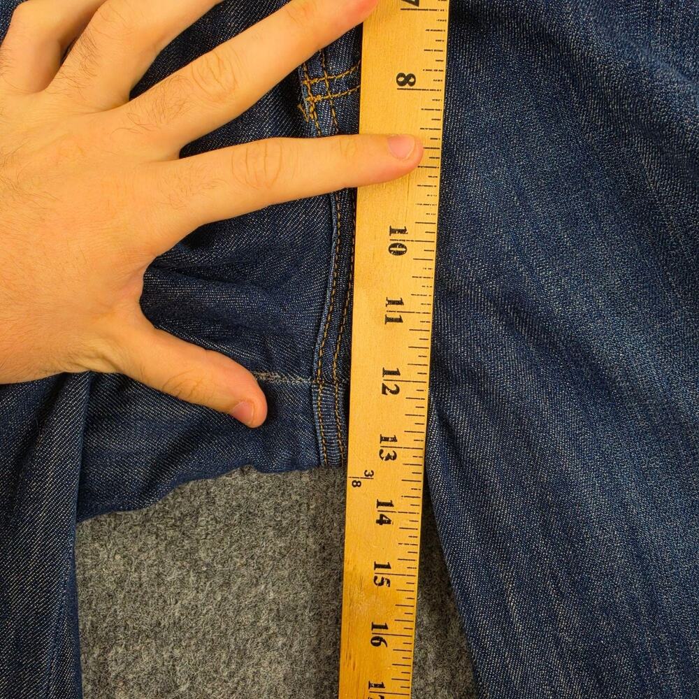 Pilcro Jeans 26 Wide Leg Trousers Denim Blue Casual Sailor Office Work Casual - Picture 12 of 16